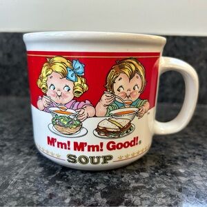 Campbell’s Soup Kids 1989 “M'm M'm Good” Soup Mug Cup Vintage